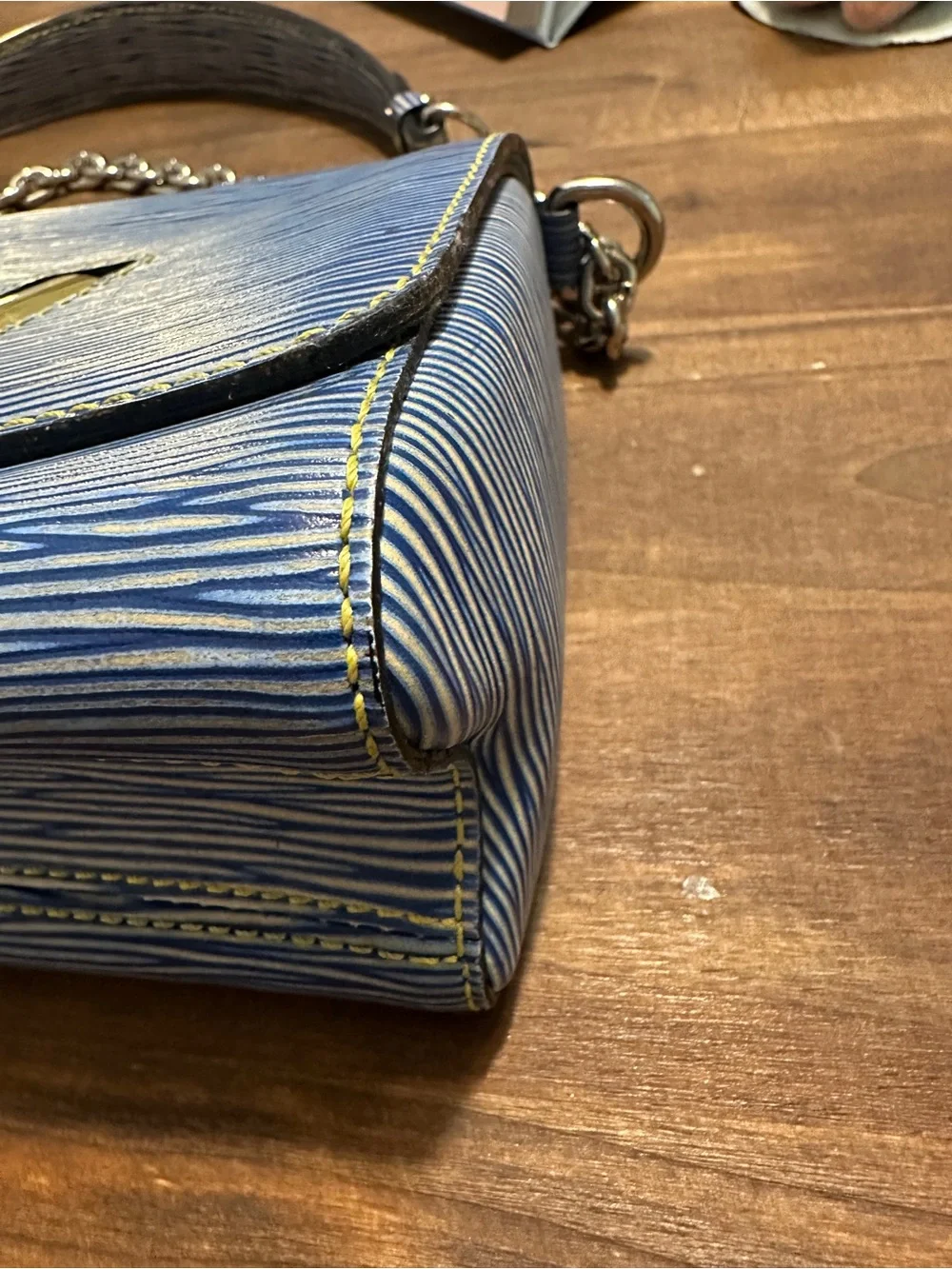 Louis Vuitton Twist Handbag Electric Epi Leather